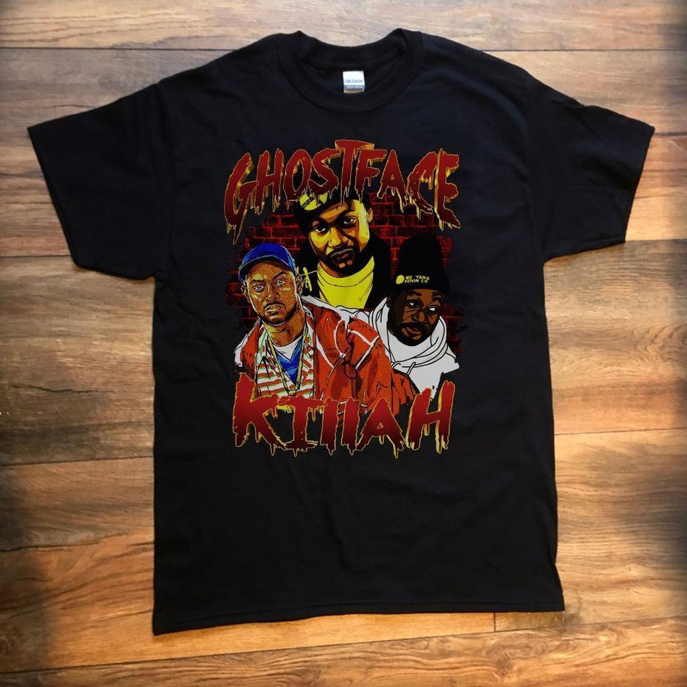 Ghostface Killah - Unisex Black Hip Hop Graphics Shirt